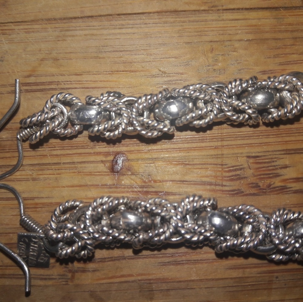 🥈 Heavy 925 Silver Earrings.